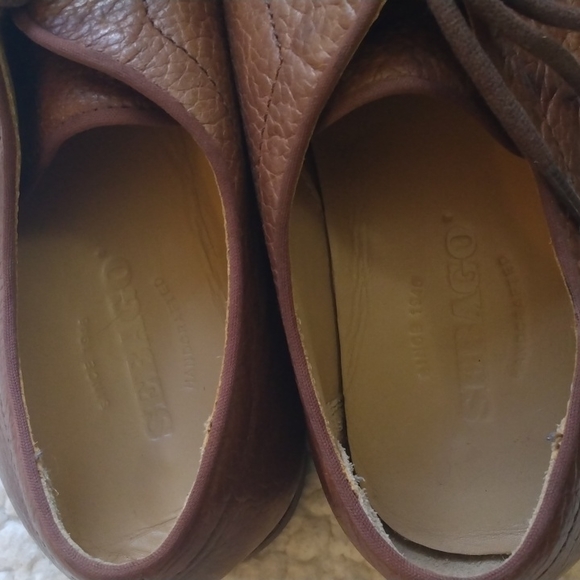 NWOT Brown Sebago Norwich Oxford Shoes 9.5 W - Picture 9 of 10